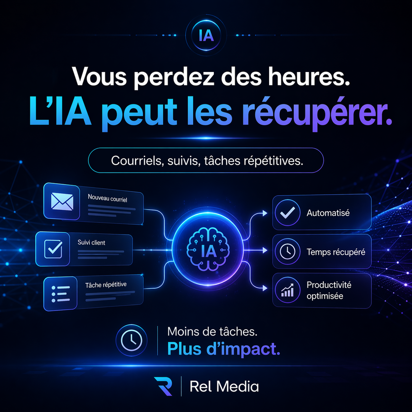 Automatisation IA — Courriels, suivis, tâches répétitives